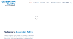 Desktop Screenshot of generationactive.com